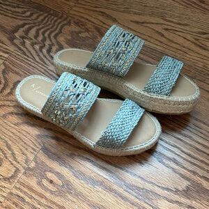 Fun Anthropologie espradilles . Great condition .